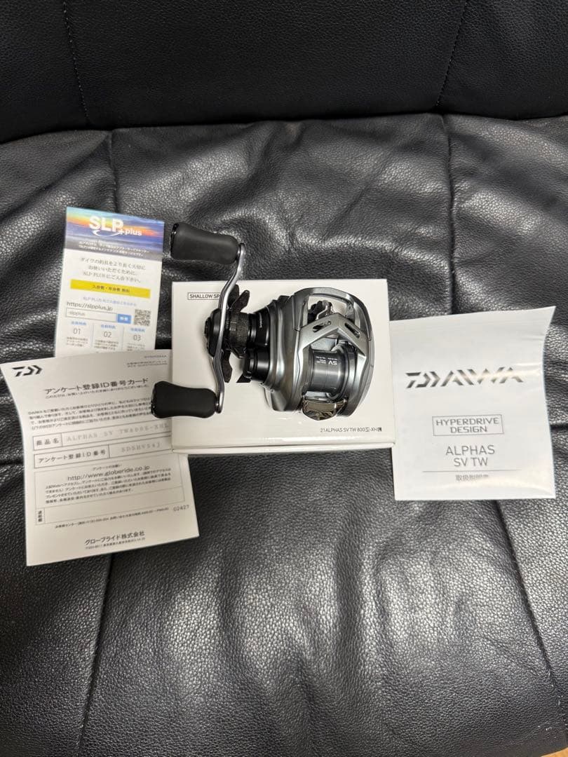 Daiwa アルファスALPHAS SV TW 800S-XHL 浅溝タイプ