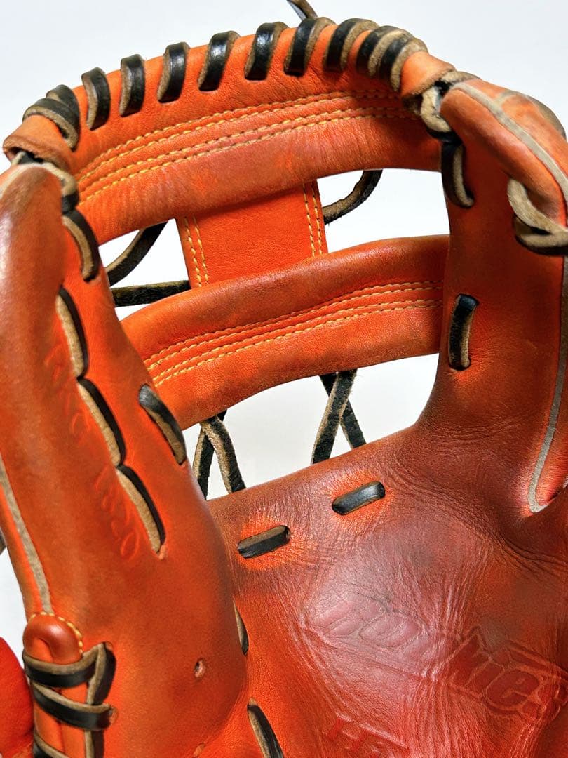 【型良好・即使用可！】ハイゴールド 少年軟式内野用 クリーニング・オイルメンテ済