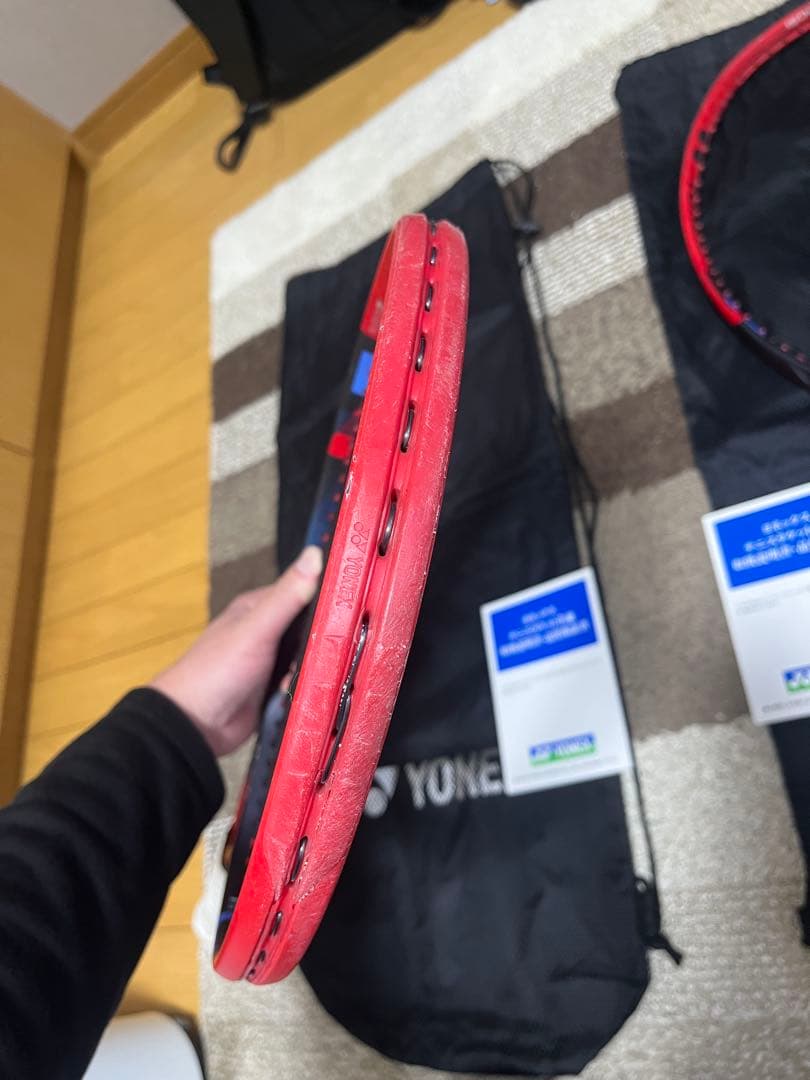 カスタムフィット！！YONEX 旧VCORE 98 テニスラケット２本セットG2