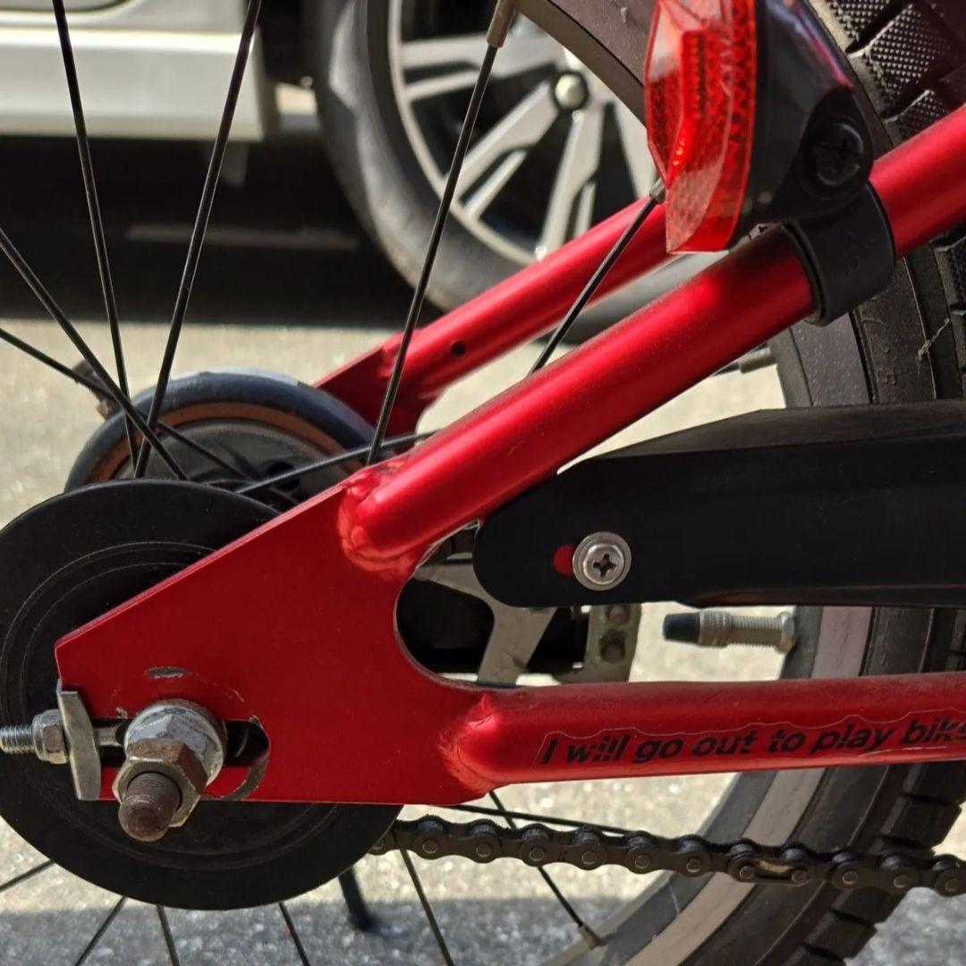 子供用 自転車　アサヒ　16インチ　赤　レッド　補助輪有り　 直接引取り　鹿児島