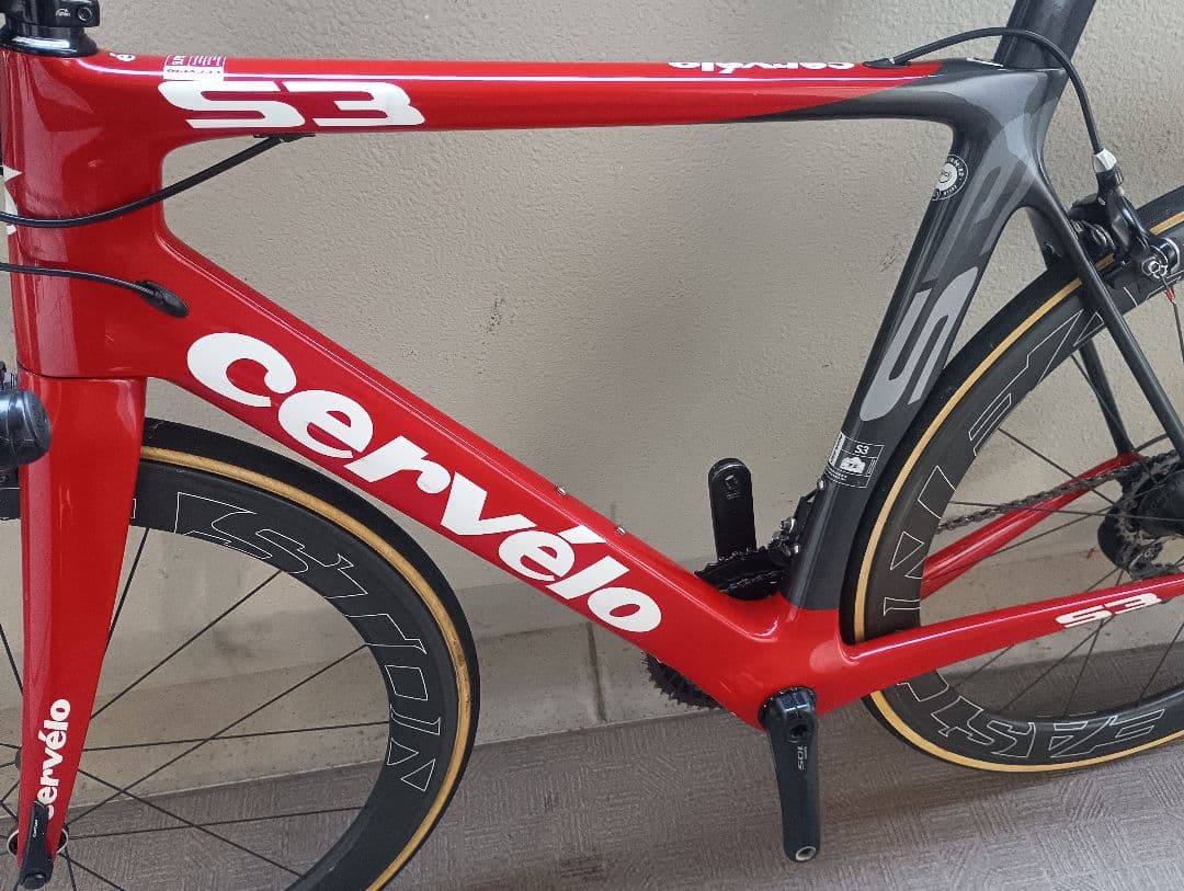 Cerveloサーベロ S3フルカーボンエアロロードバイク 軽量7.3kg