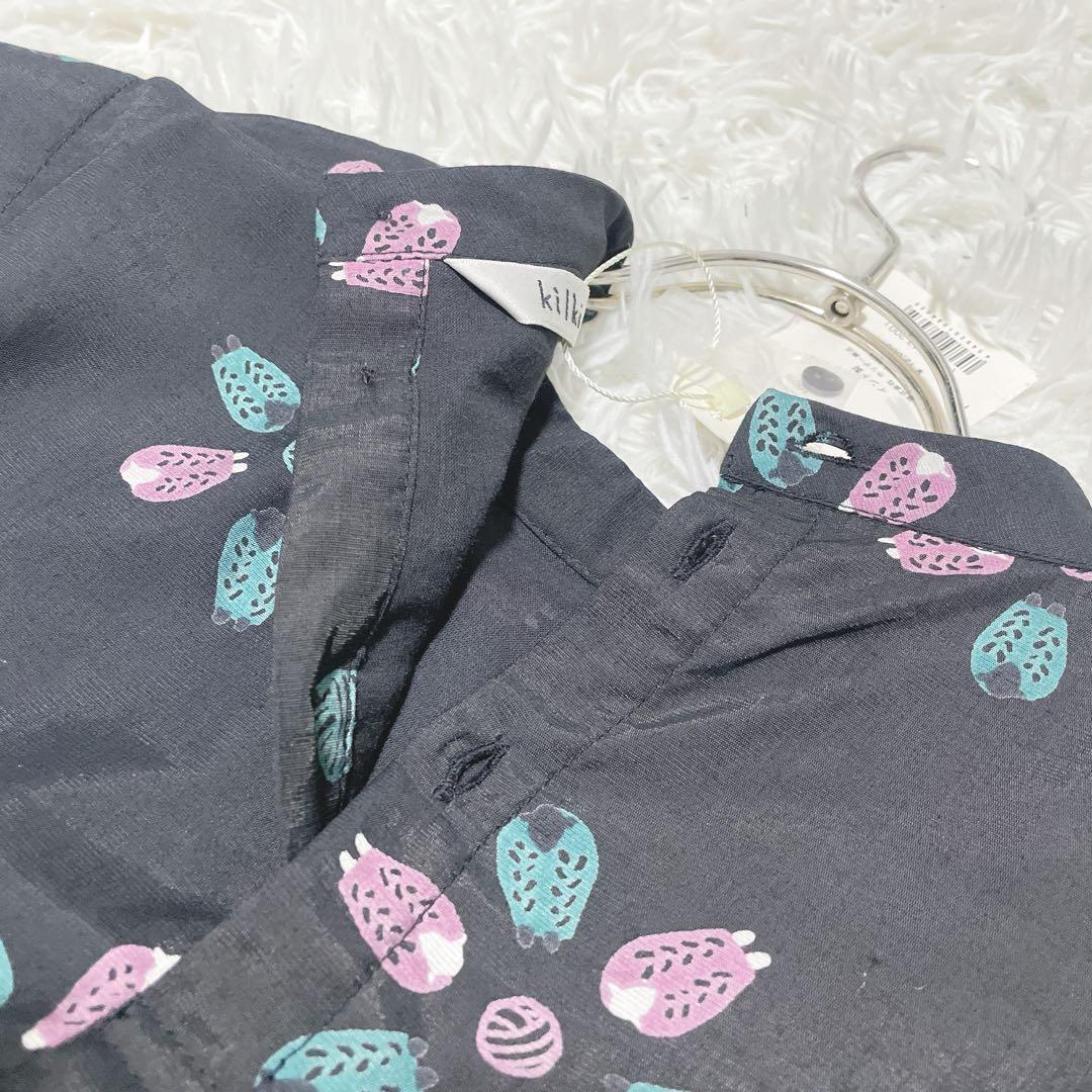 kilki 新品　シープフラワーワンピース　黒　花柄