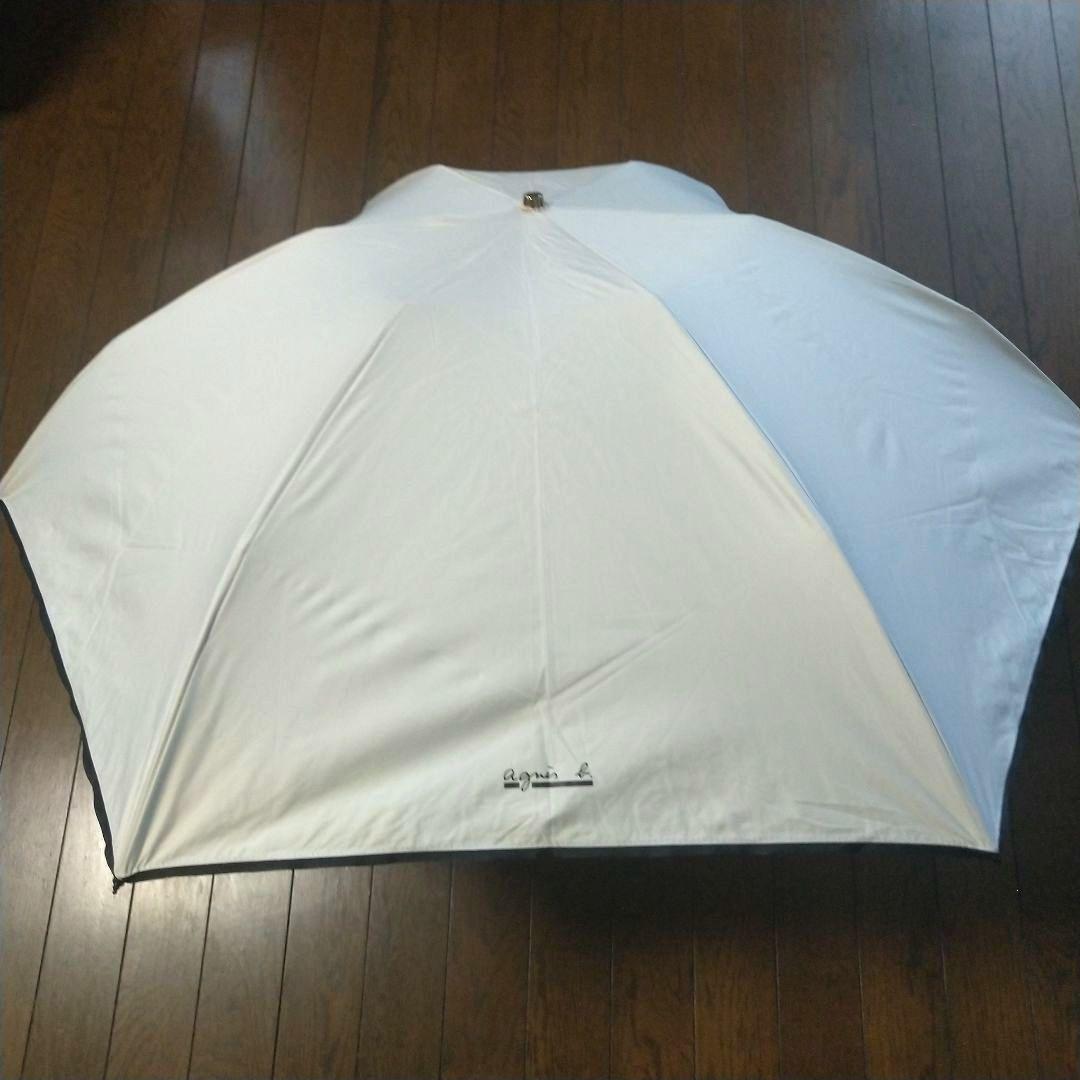 訳有★未使用アニエスべー晴雨兼用折り畳み傘55cm遮光遮熱UV遮蔽軽量