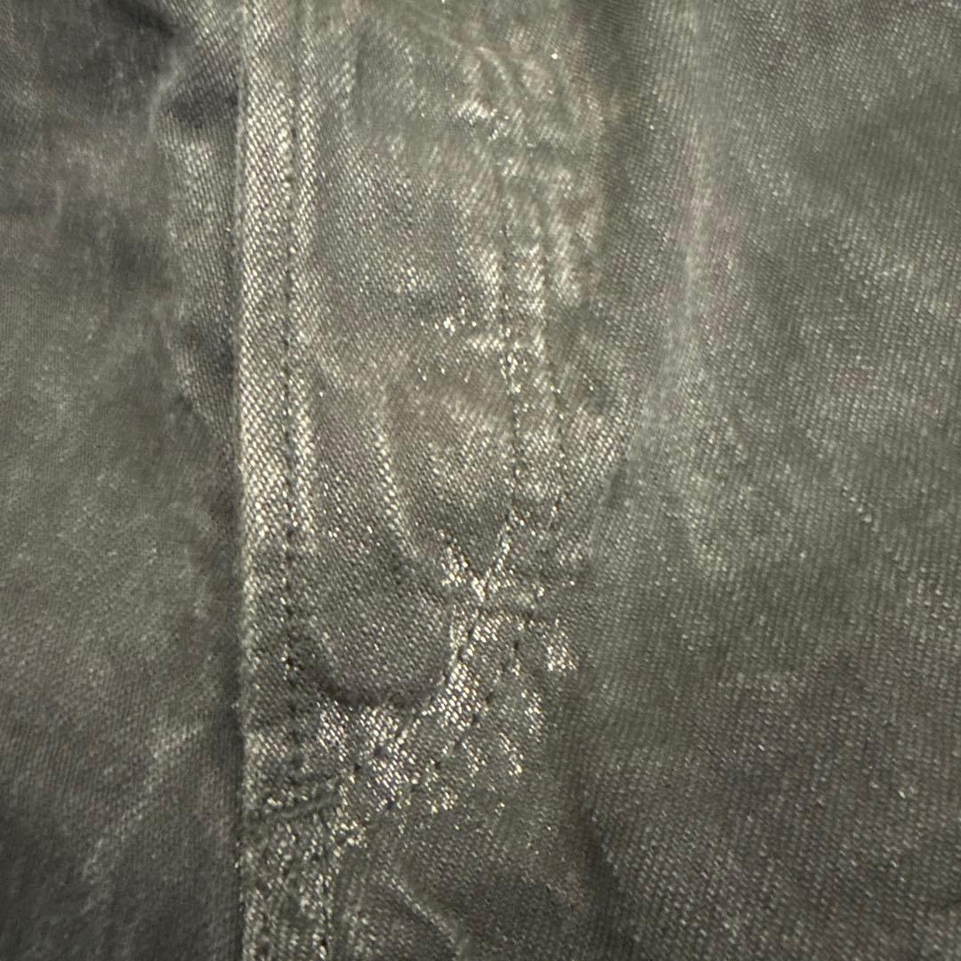ブ*ン様 Dior Homme 07aw コーティング デニム ブラック　W32