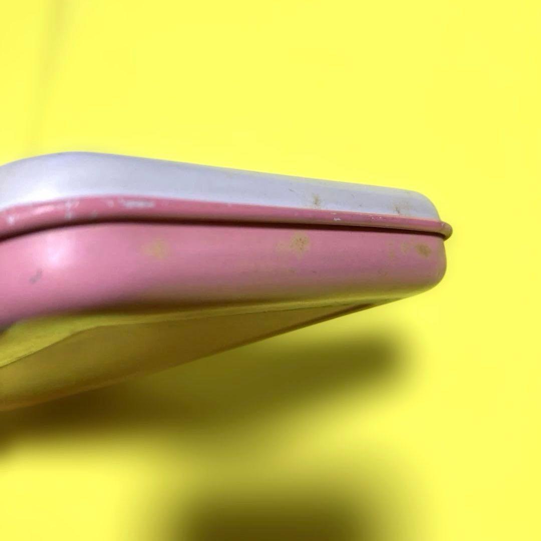 ず*）様 昭和レトロ　缶ペンケース【DONUT】 ローマ字レシピ　当時物