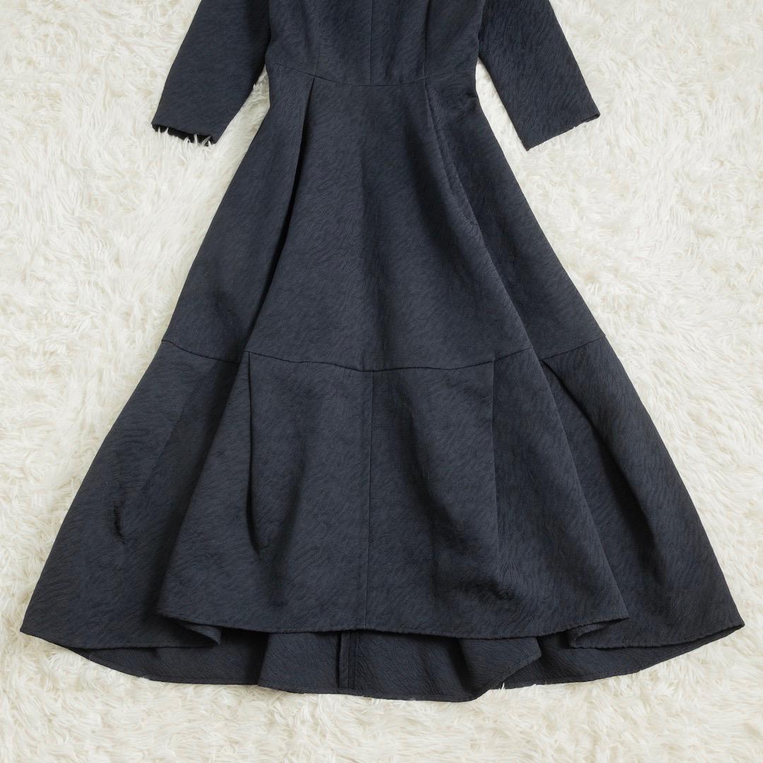 未使用 L’aubeblanc Keyneck Jacquard Dress M