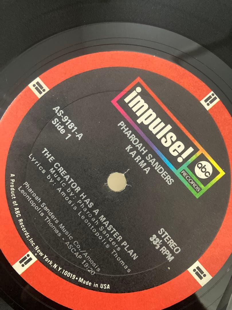 【US盤】 Pharoah Sanders / Karma ファラオ・サンダース