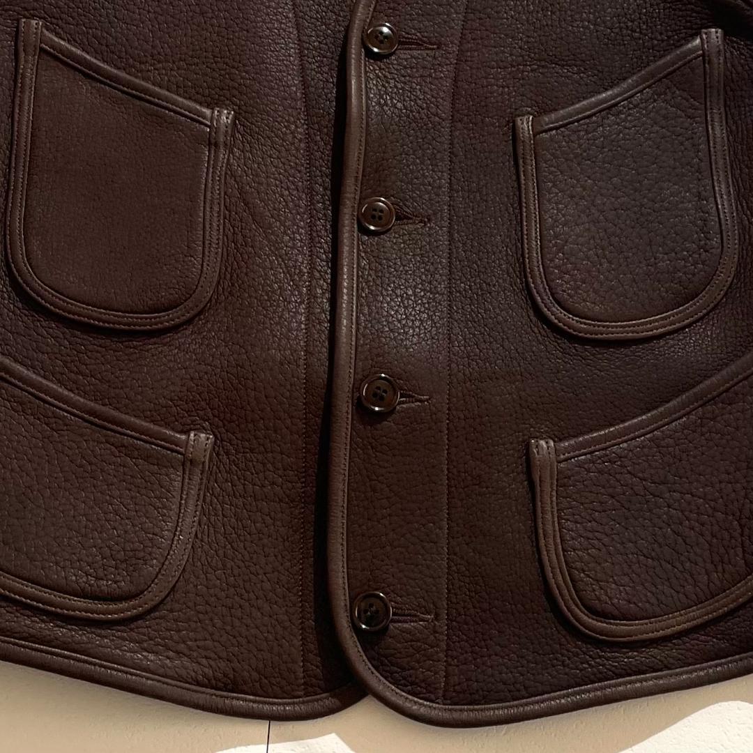 未使用　FINE CREEK　Jefferson Deer　鹿革　ディアスキン