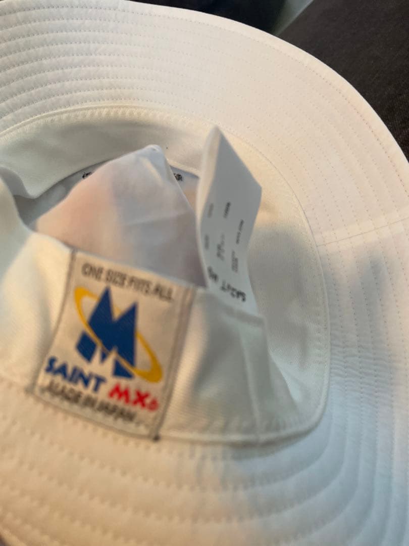 SAINT MX セントマイケル　バケットハット ホワイト 夏用