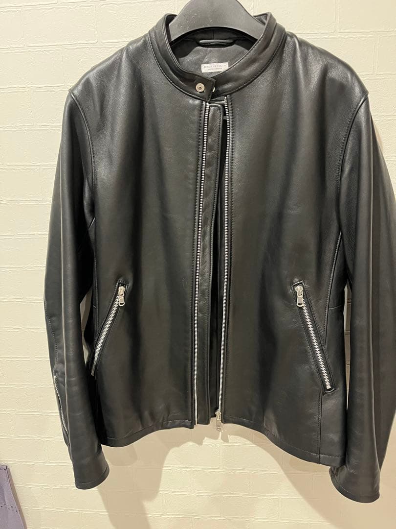 ユナイテッドアローズシングルライダースジャケット（本日まで出品）