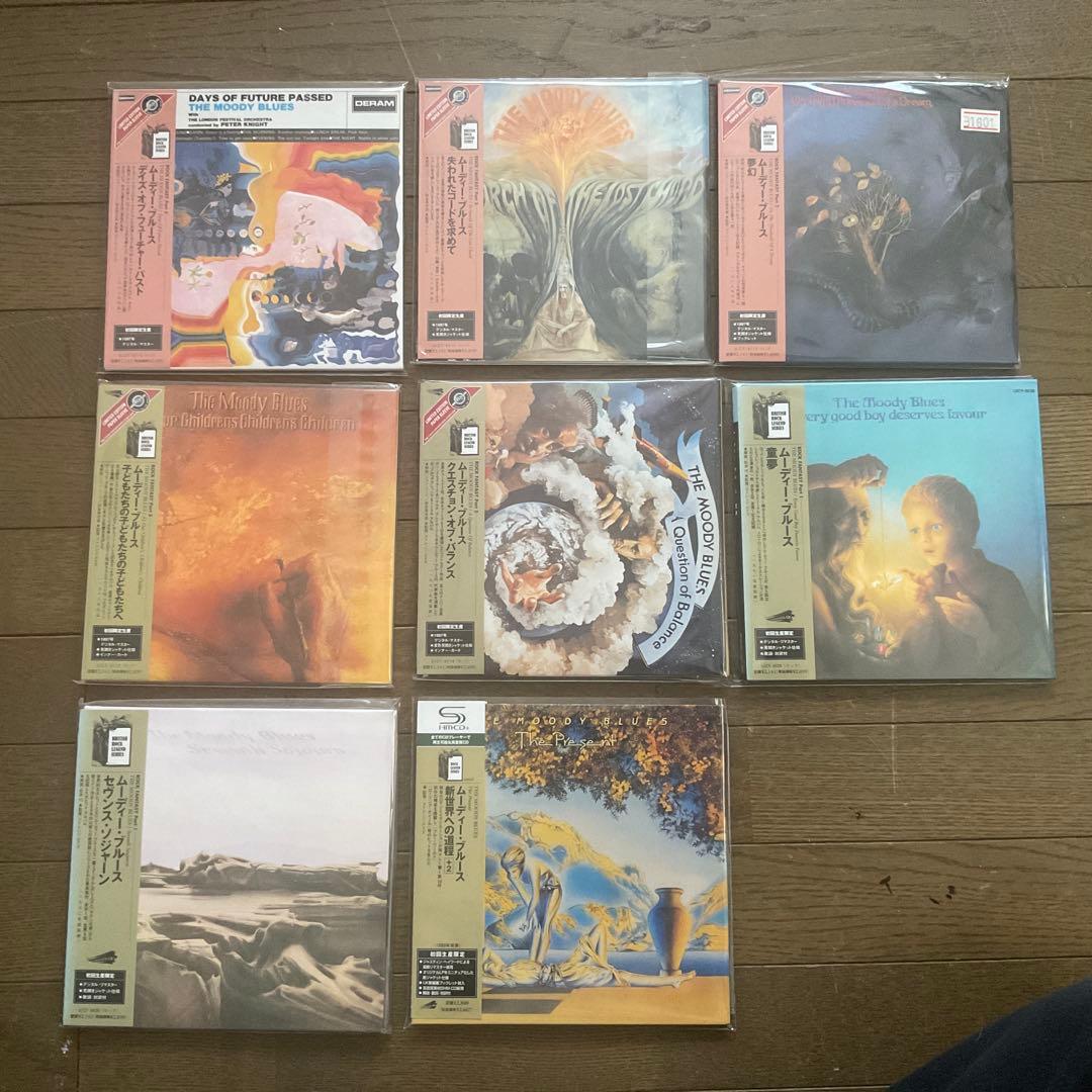 ムーディー・ブルース　紙ジャケCD 7枚とbox + 1枚