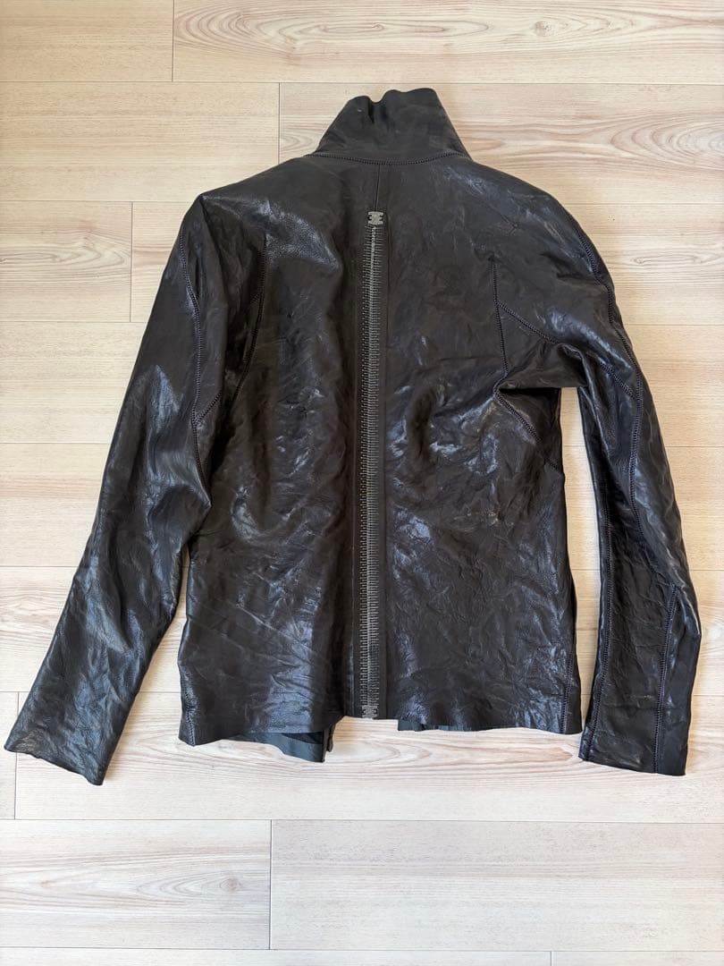 isaac sellam レザージャケット　s black