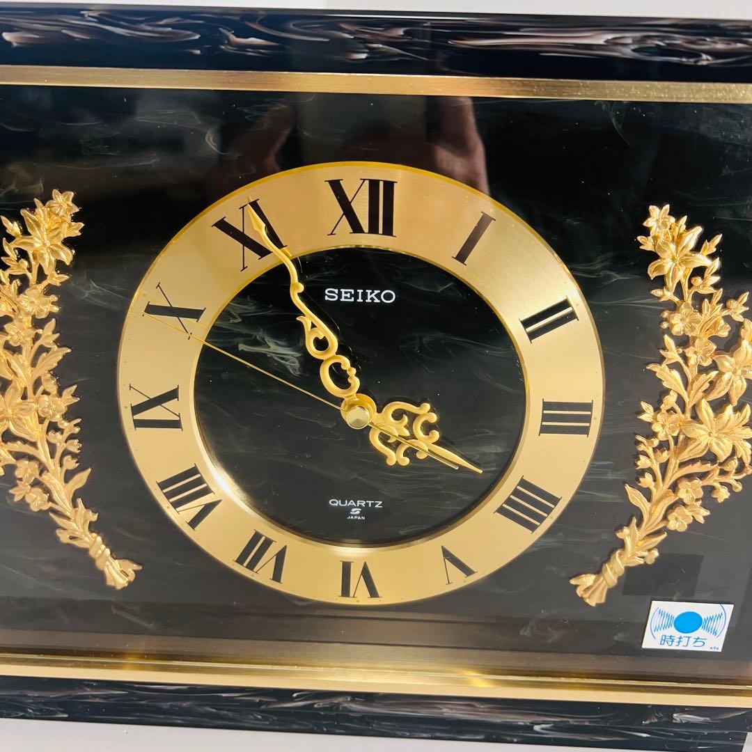 幻の逸品 最高級 SEIKO 大理石調 時打ち 金色 未使用品 5.8kg