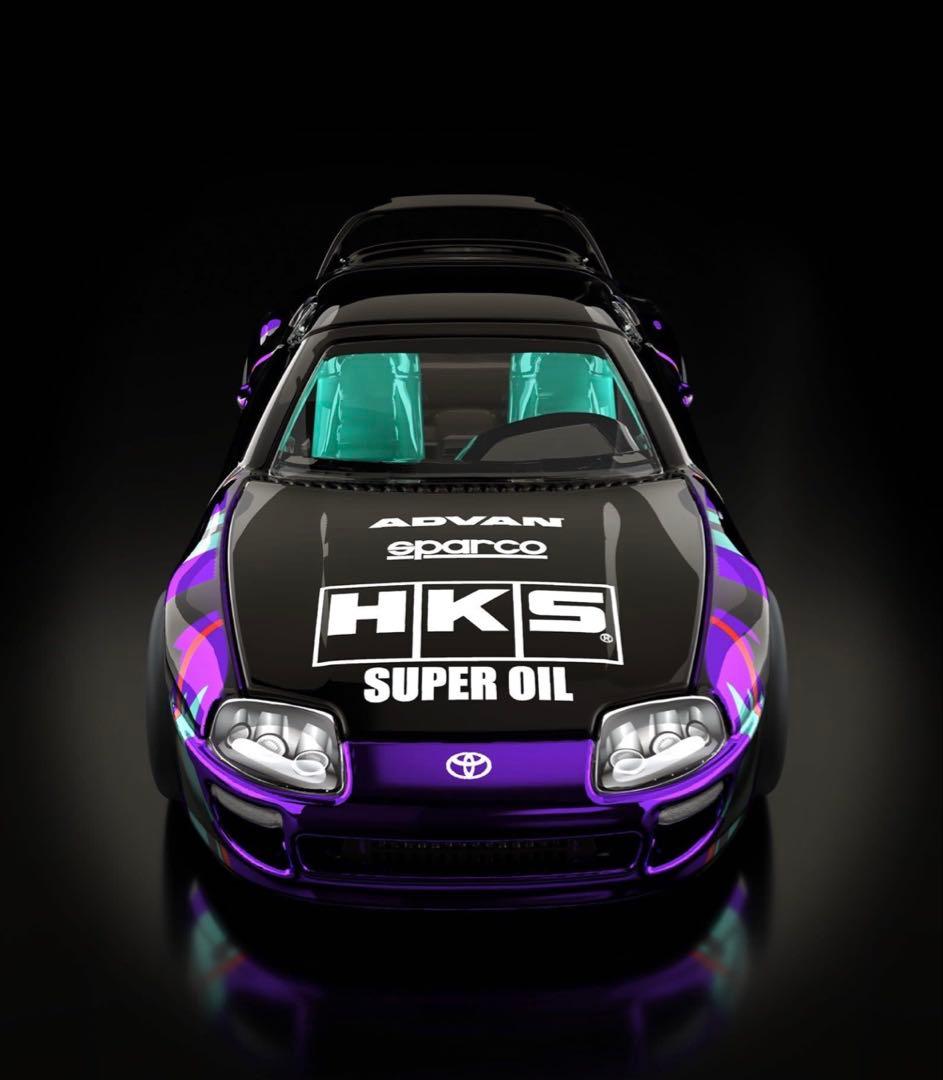 3*い様 ホットウィール RLC 1997 Toyota Supra HKS ス
