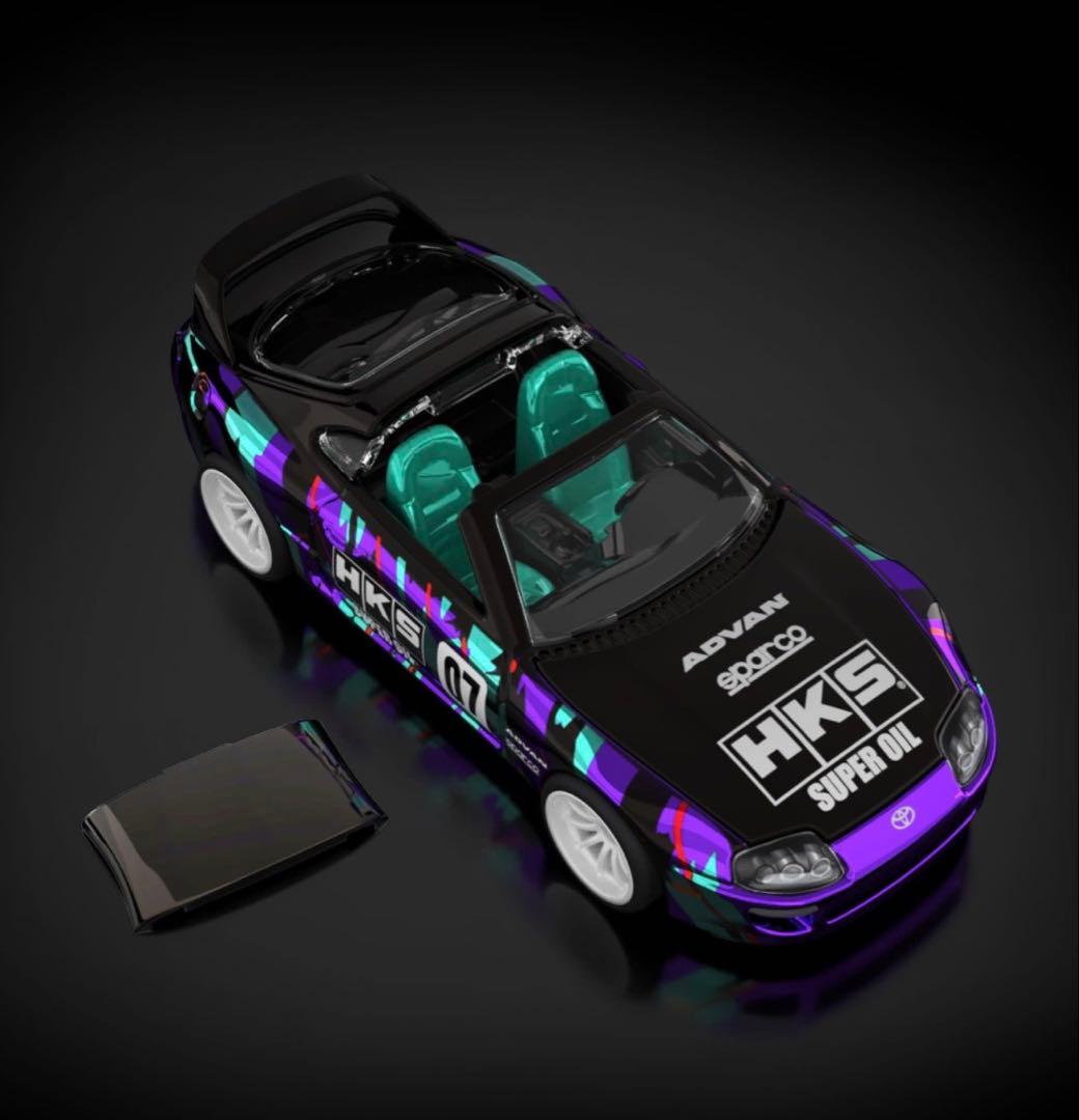3*い様 ホットウィール RLC 1997 Toyota Supra HKS ス