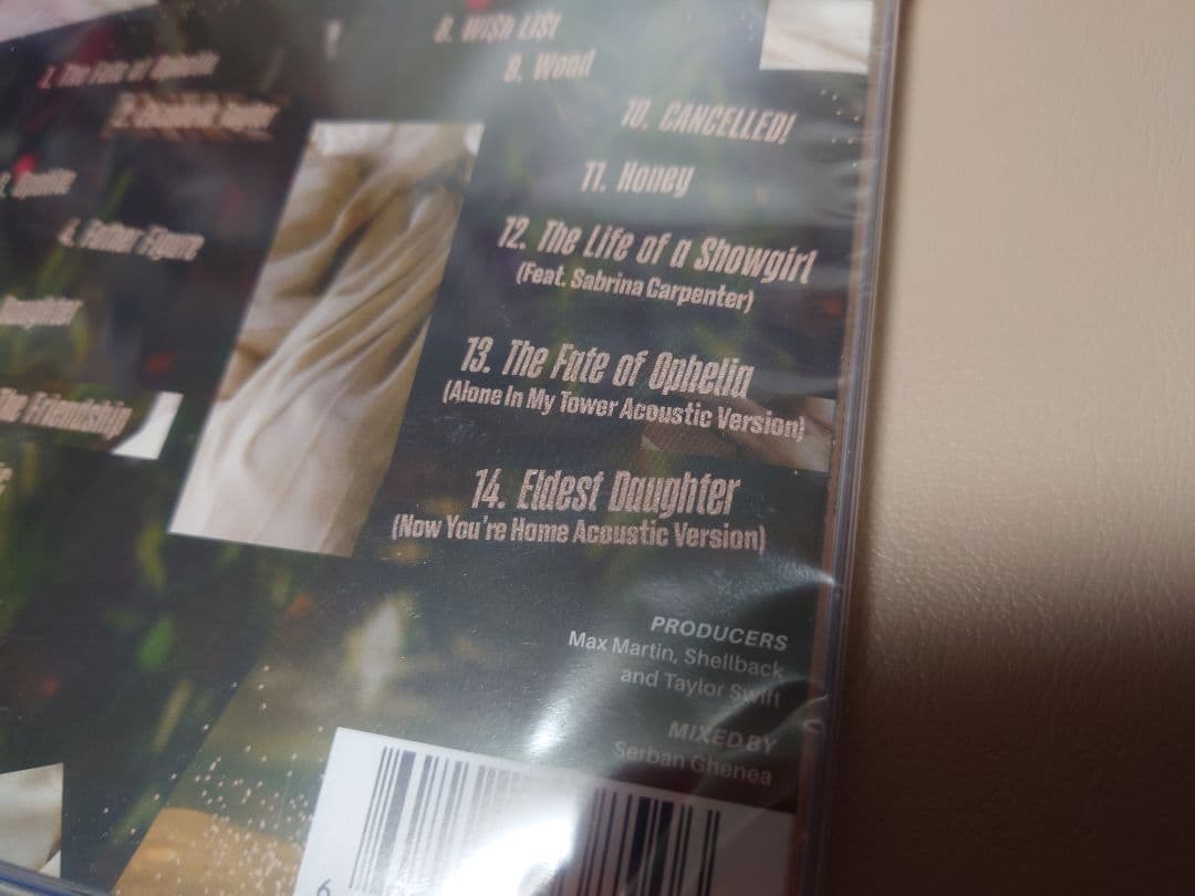 洋楽 TAYLOR SWIFT CD THE LIFE OF A SHOWGIRL