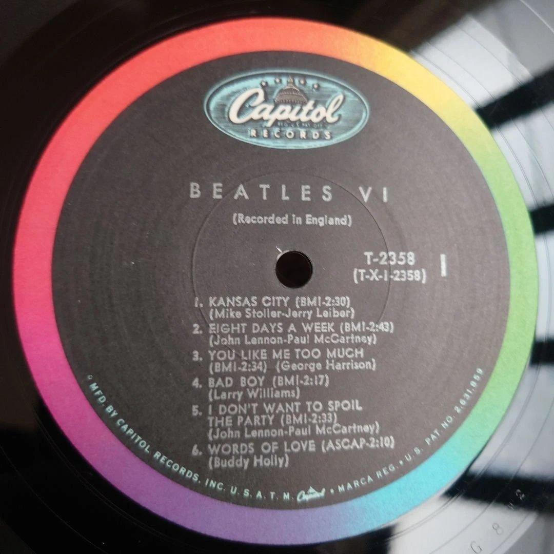 US盤BEATLES VI レコード T-2358