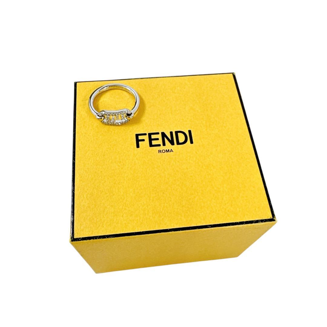 FENDI フェンディ オーロック リング シルバーカラー リング FFロゴ