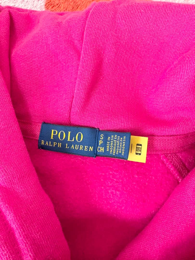 ❤️新品未使用❤️POLO RALPH LAURENポニー裏起毛パーカーSPピンク
