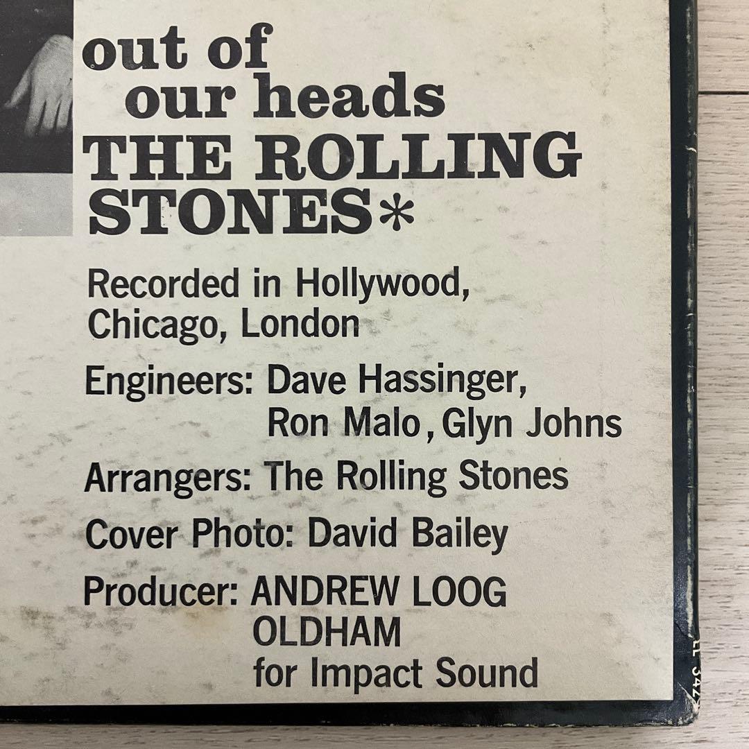 ローリングストーンズ　Out of Our Heads モノ盤　米盤レコード