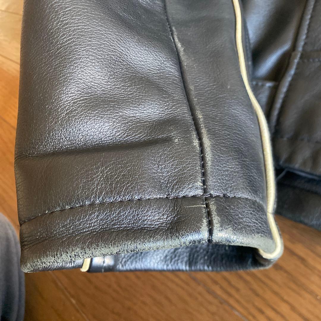 Harley-Davidson 刺繍ライダース レザージャケット　Mサイズ