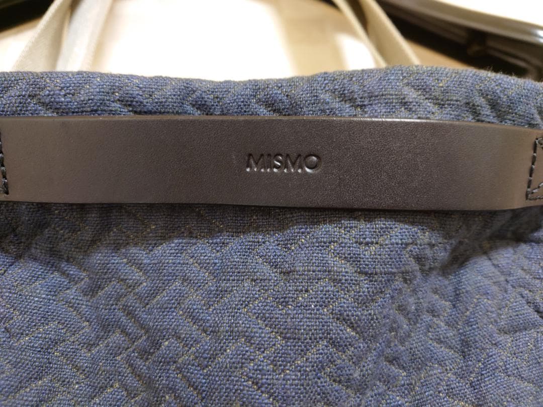 MISMO ダークブルー トートバッグ