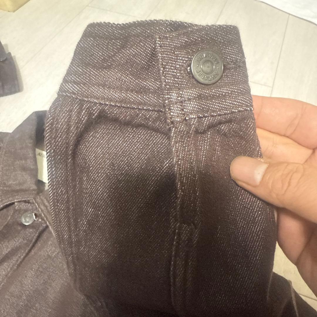 最終価格AURALEE WASHED HARD TWIST DENIM