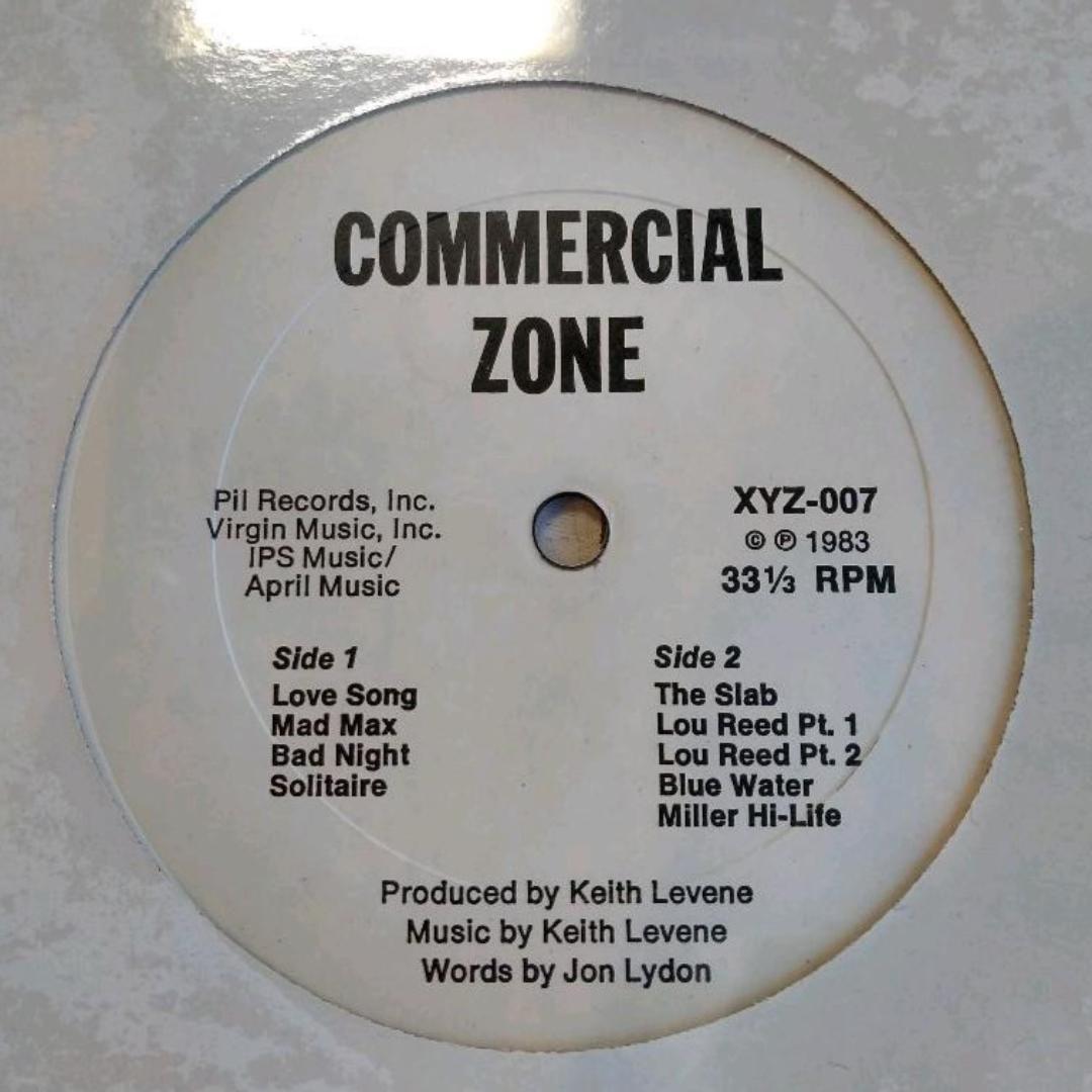 洋楽 P.I.L, Commercial Zone (LP)