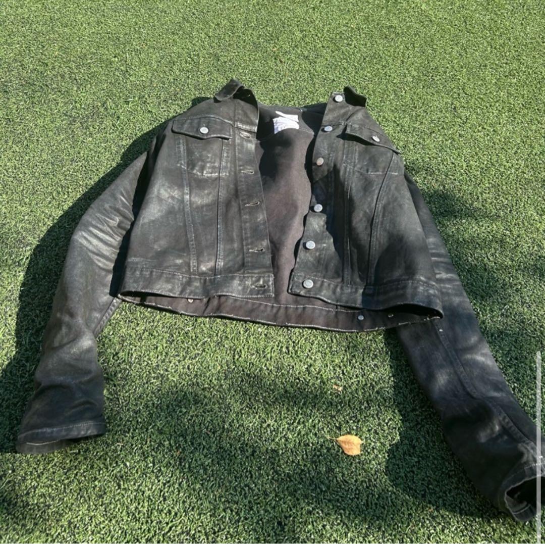 こ*ら様 HELMUT LANG 本人期 コーティングデニムジャケット エクスト