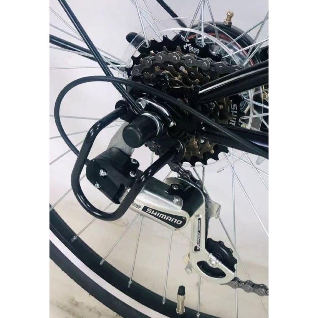 自転車 シティサイクル クロスバイク 新品キッズ ジュニア 24シマノ 6段変速