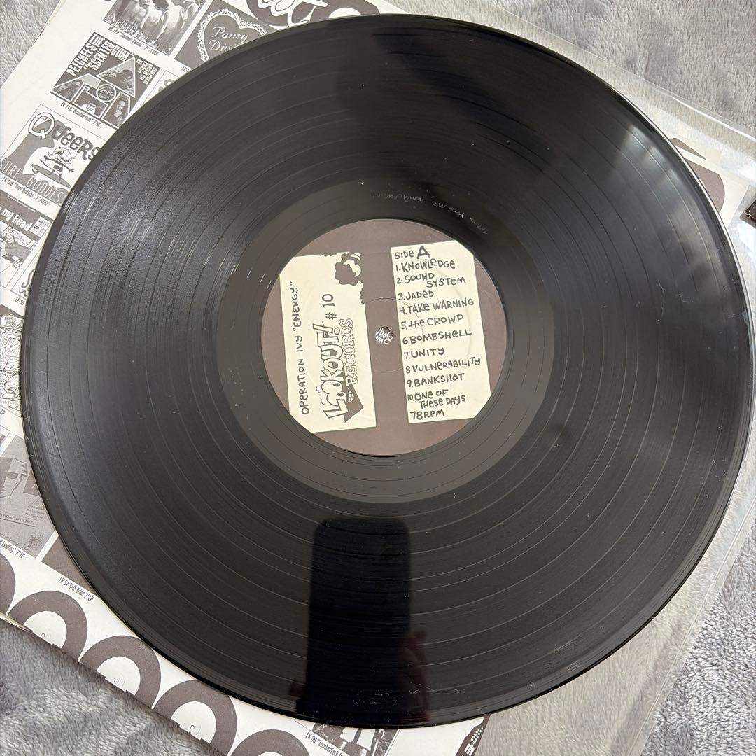 OPERATION IVY 希少盤　ENERGY レコード