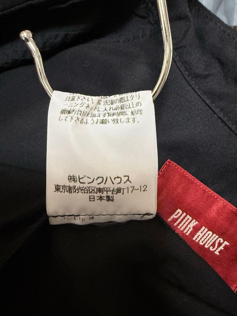 ピンクハウス オーバーブラウス 黒