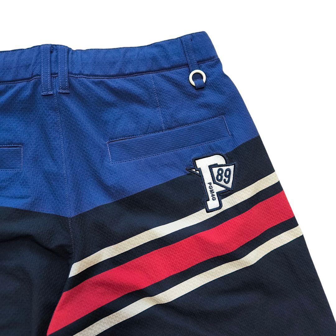 パーリーゲイツ ハーフパンツ メンズ サイズ4 ストレッチ ゴルフウェア 夏用