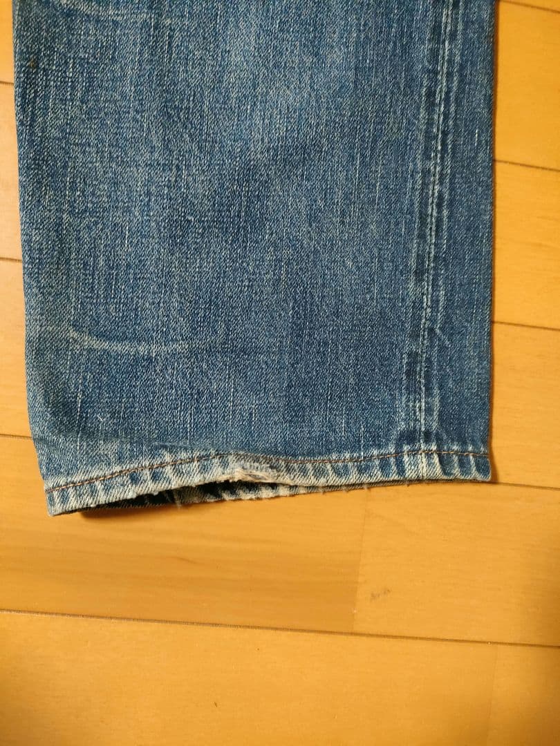フルカウント　ボタンフライ　デニムパンツ