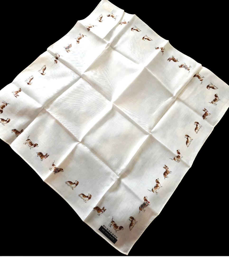 新品未使用 BURBERRY 犬 ハンカチーフ セット バラ売りX