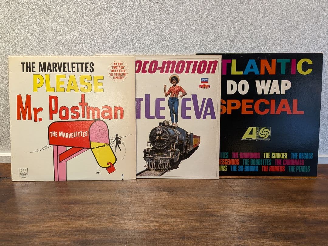 洋楽レコード３枚セット　The Marvelettes　Little Eva　他
