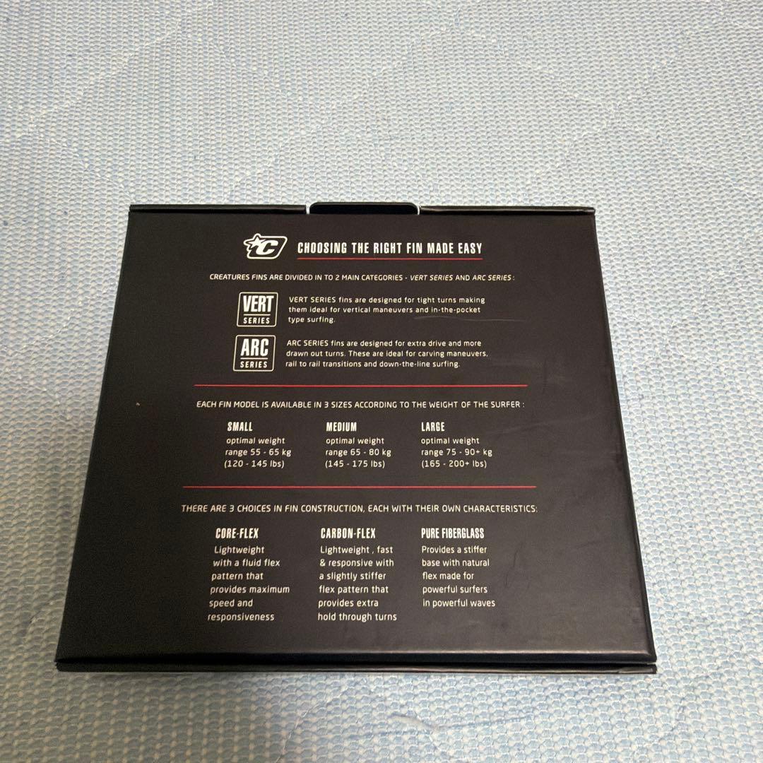CREATURES QUAD SET サーフボードフィン 4枚セット