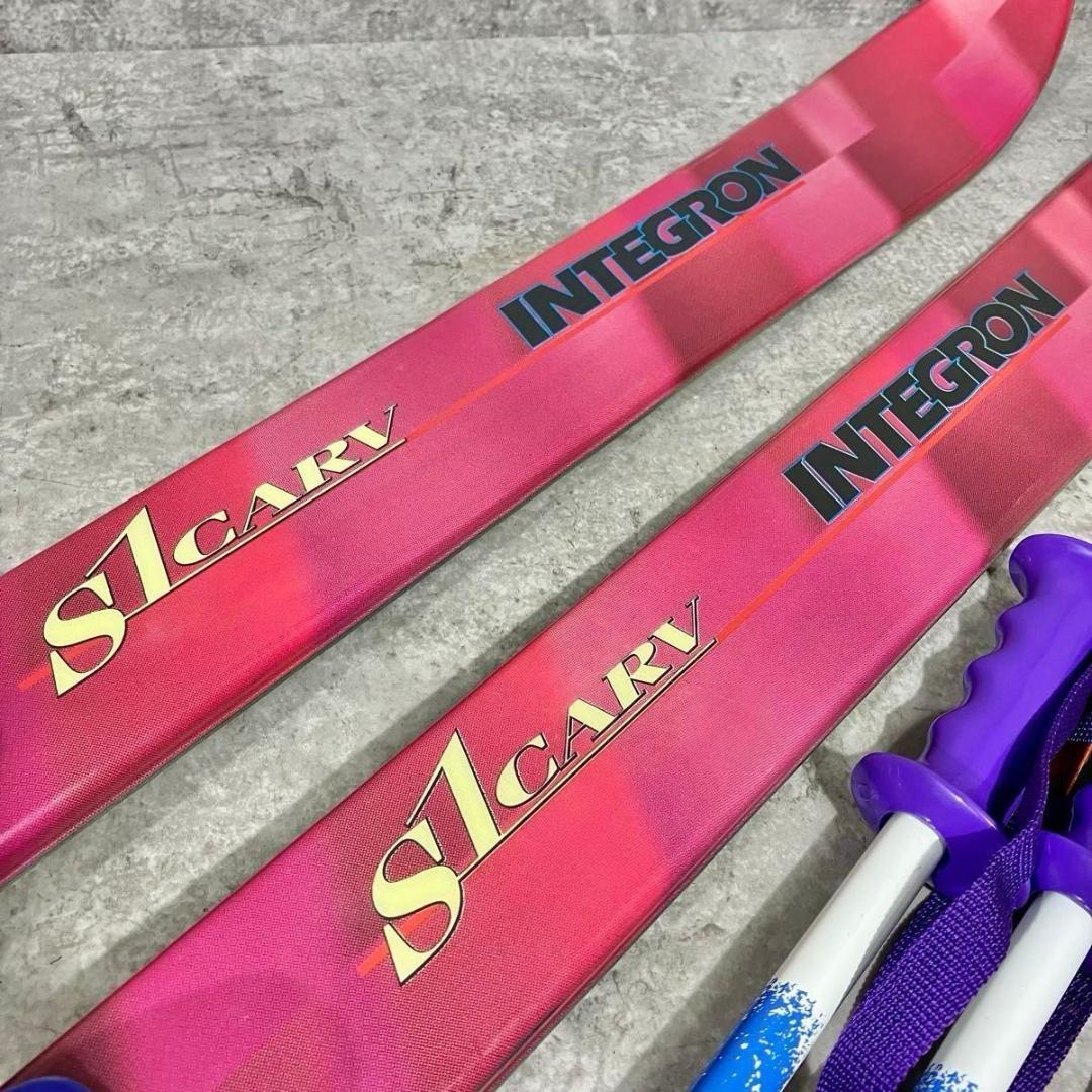 即乗り SALOMON INTEGRON 130 ジュニア スキー セット