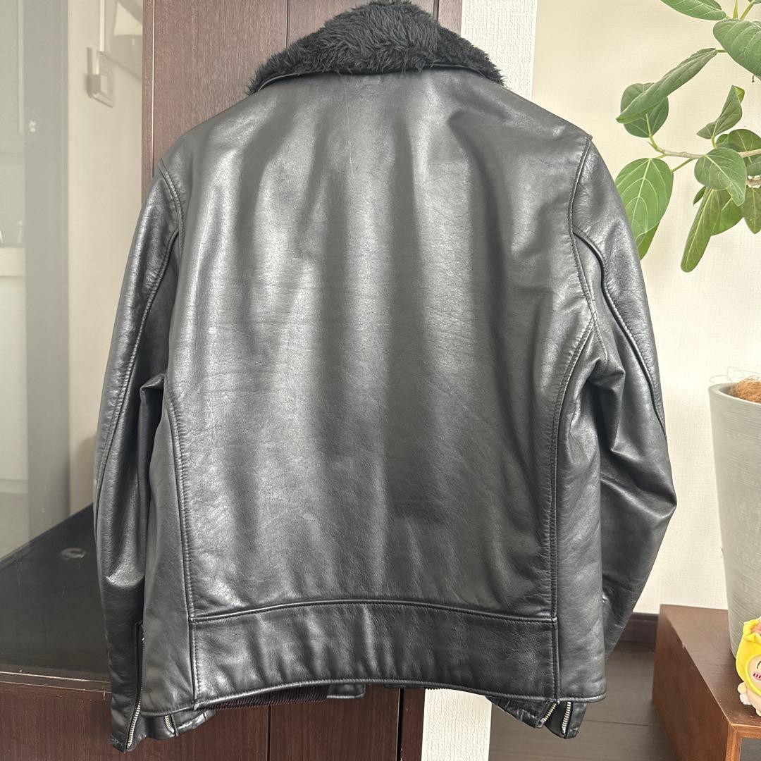 supreme×Schott ダブルライダースジャケット