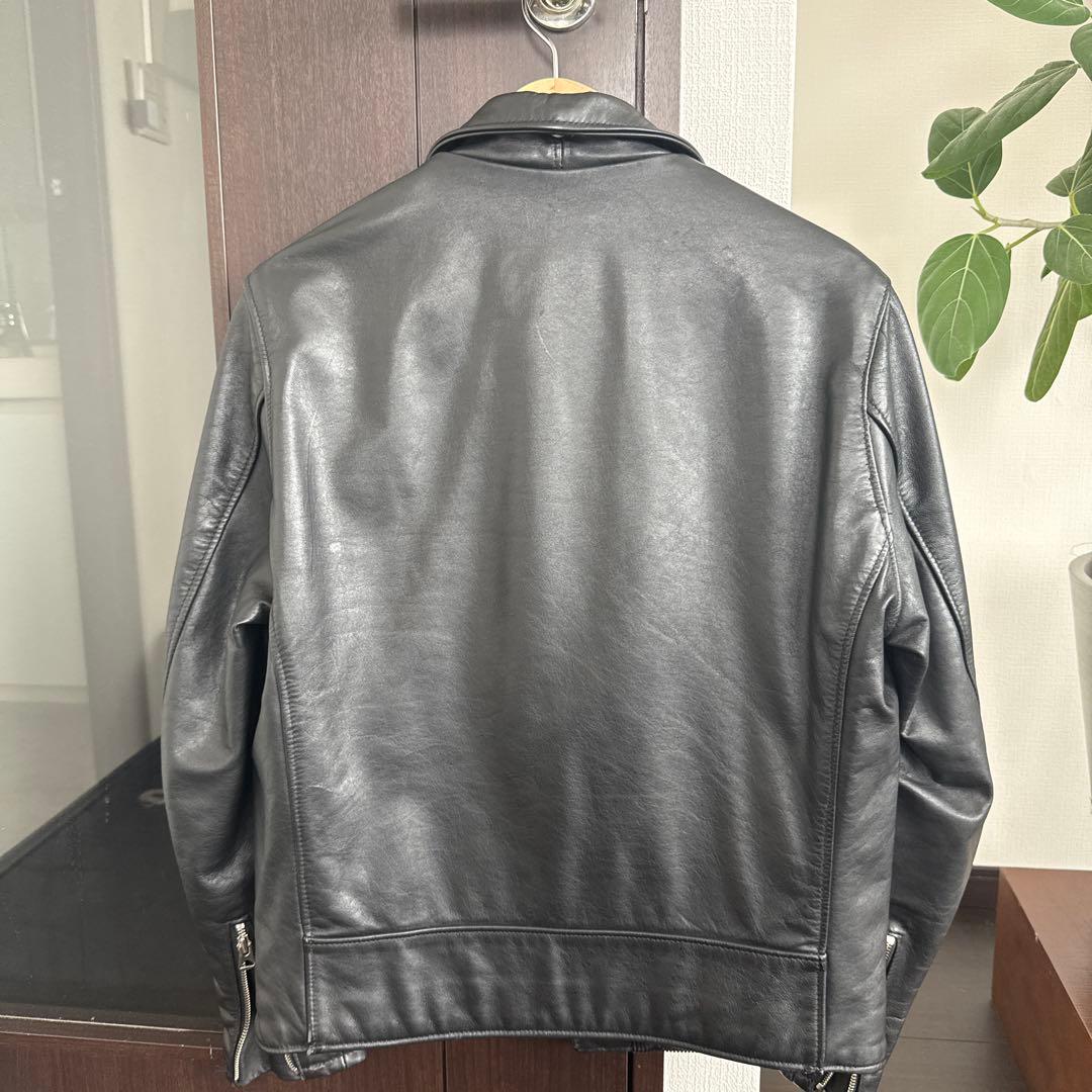 supreme×Schott ダブルライダースジャケット