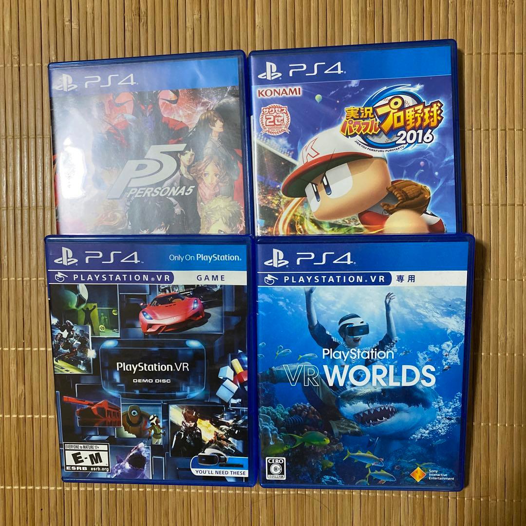 プレステ4 VRセット➕ゲーム４本