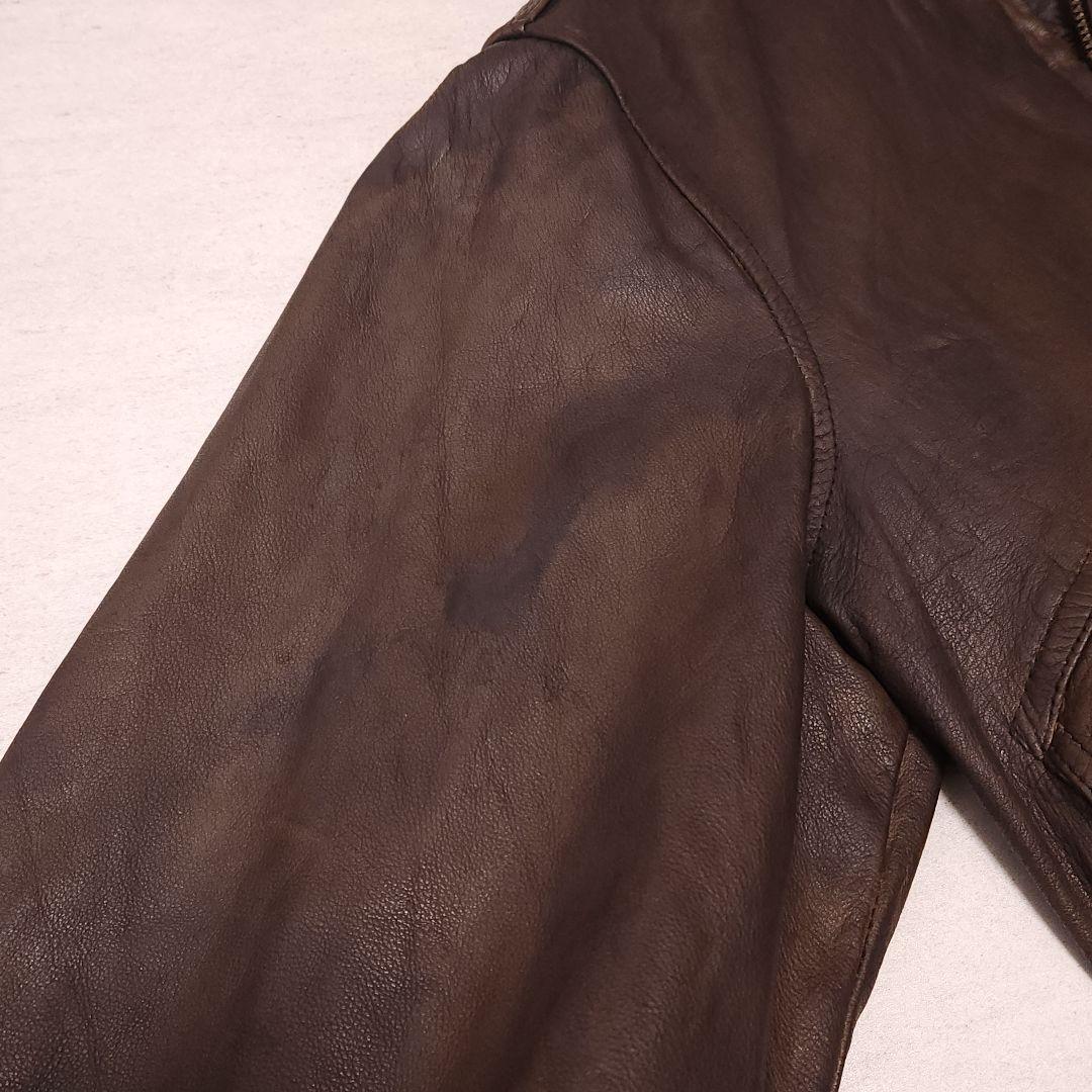 Vintage A-2 Flight Jacket リアルレザーフライトジャケッ