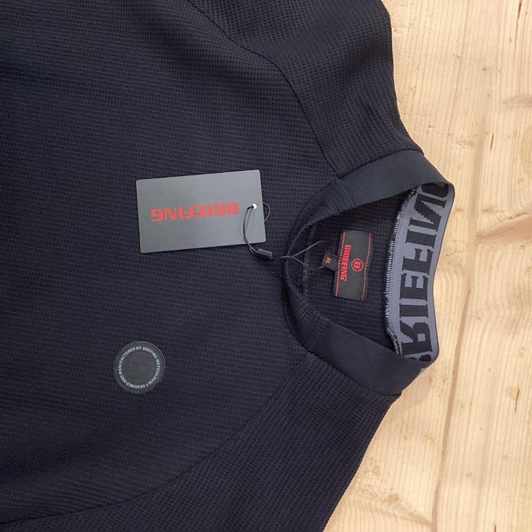 新品　BRIEFING 正規品　NECK LOGO HIGHNECK 黒　XL