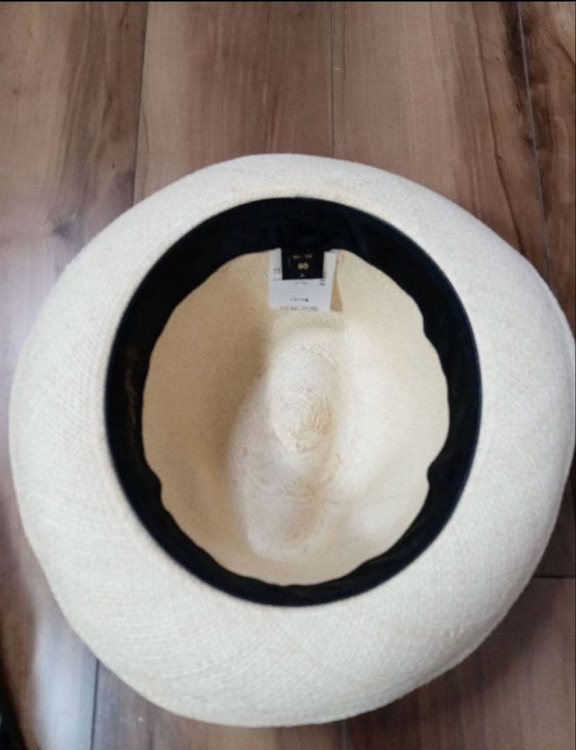 美品　Borsalino ボルサリーノ　本パナマハット　イタリア製　60cm
