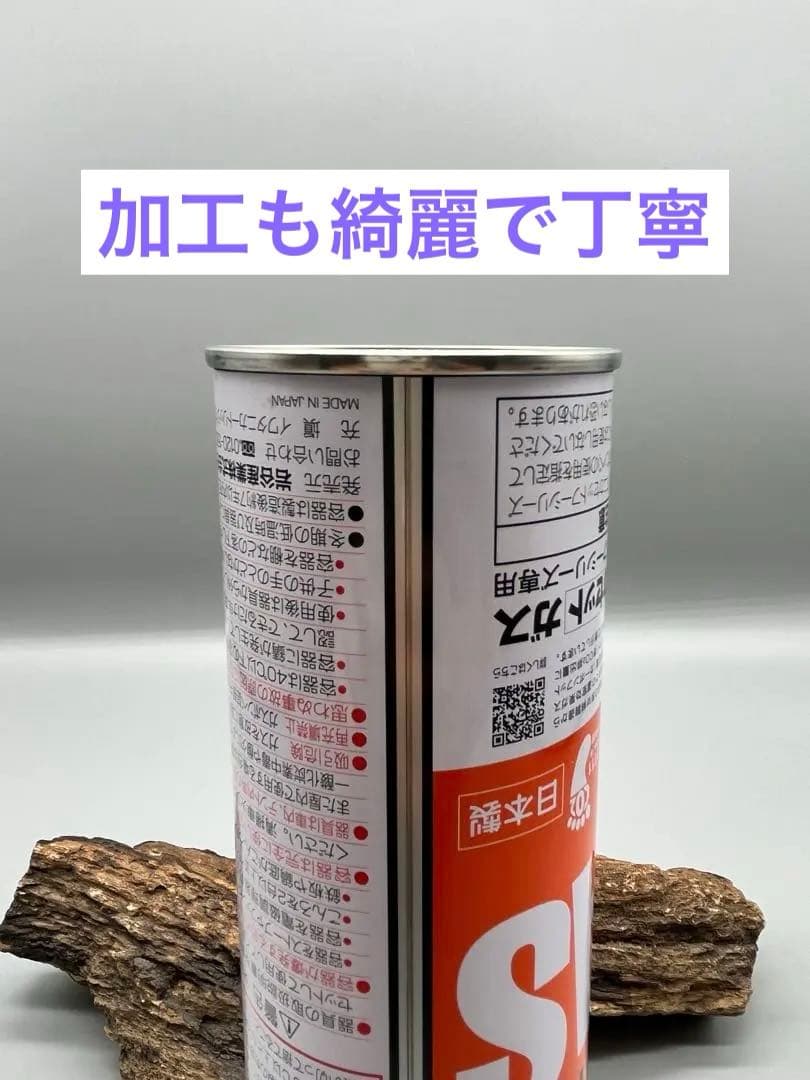 高精度3Dプリント　完全密閉　誤開封防止構造　ガス缶型スタッシュケース　パープル