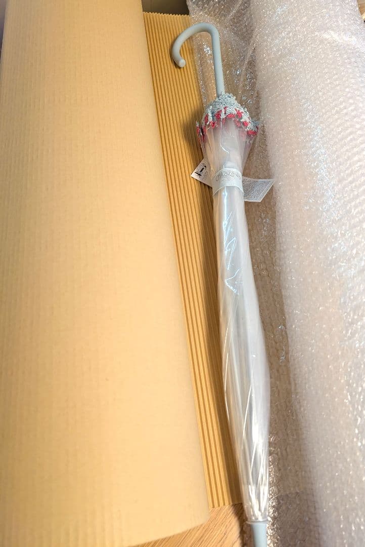 近沢レース　傘　雨傘　かき氷　ビニール傘　アンブレラ