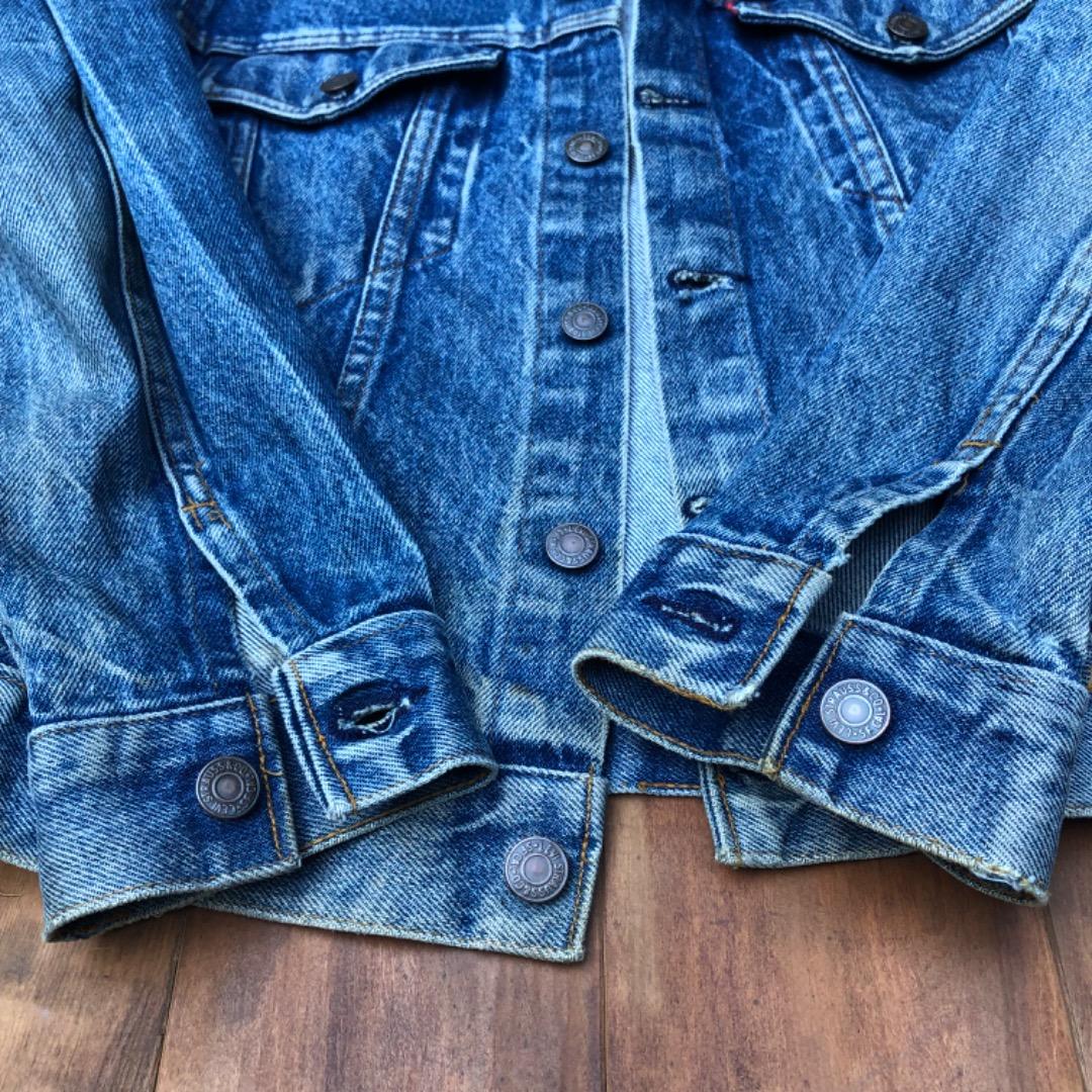 ビンテージ レア　Levi's Denim Jacket USA製　ボタン刻印無