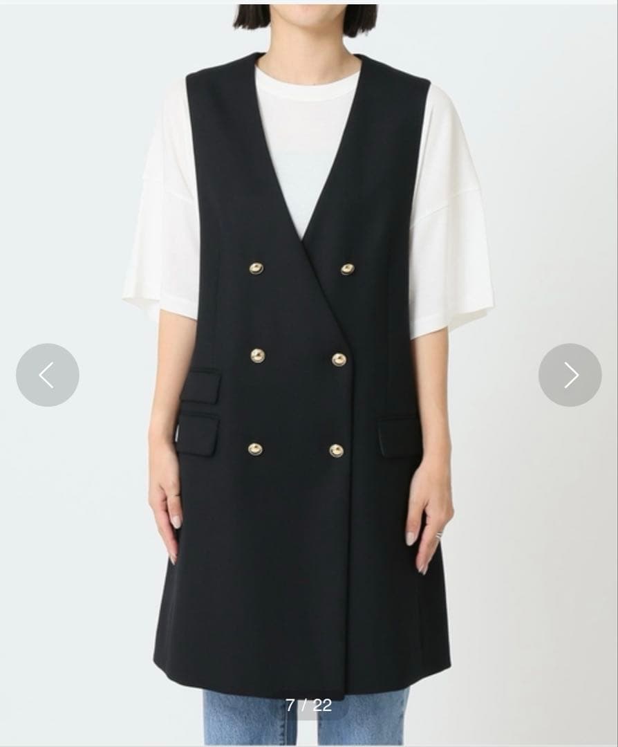 a33.chouchou　ジレセットアップ
