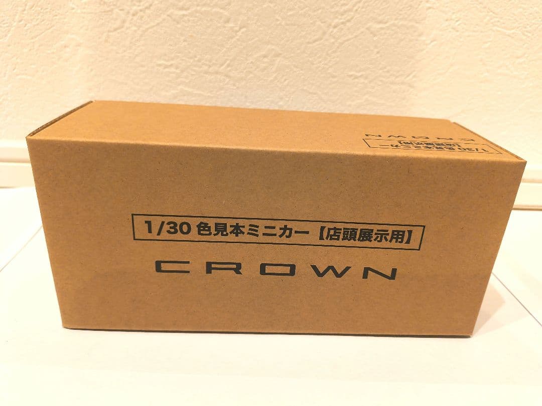 トヨタ 新型クラウン カラーサンプルミニカー　【箱付き非売品】