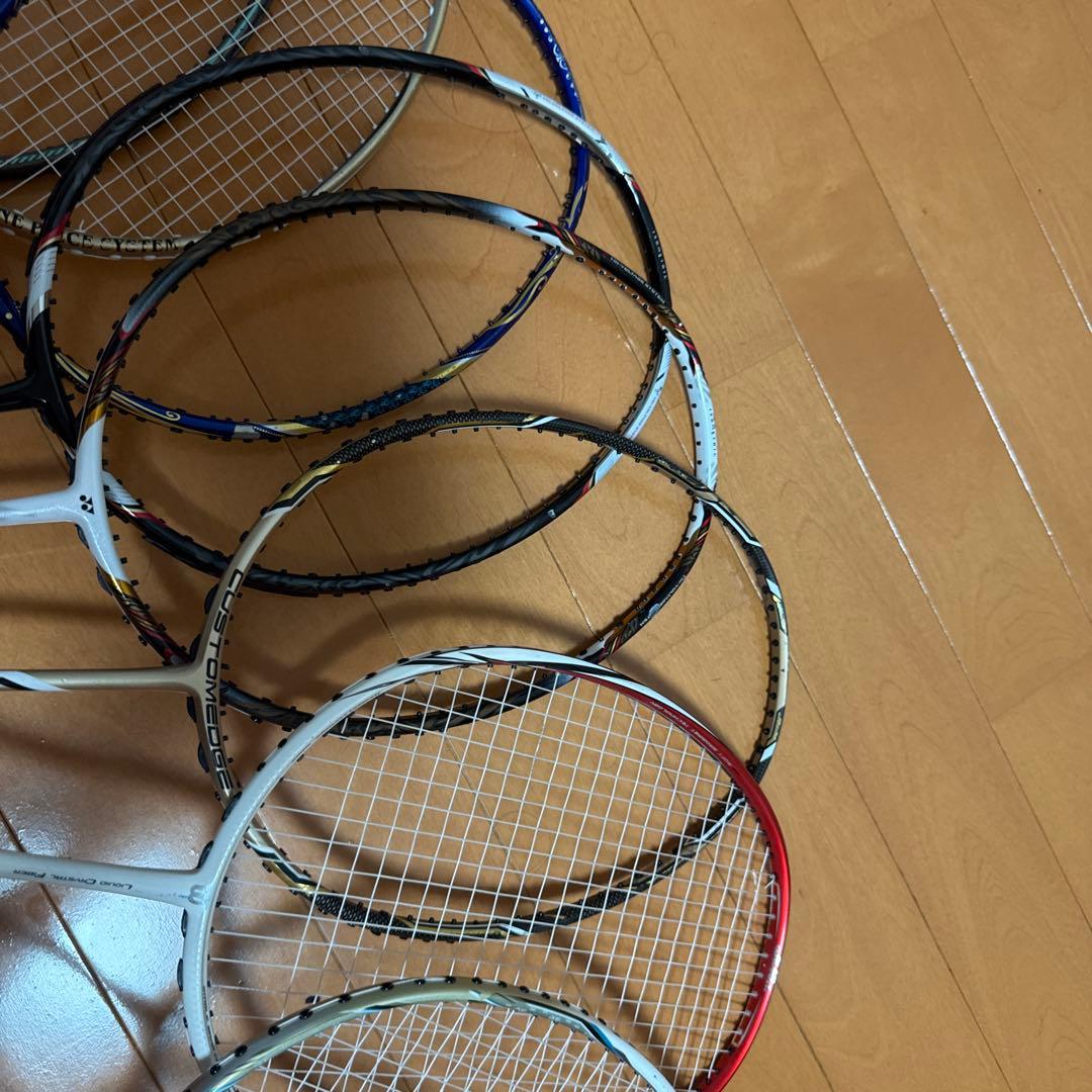 25万円相当のバドミントンラケット10本セット